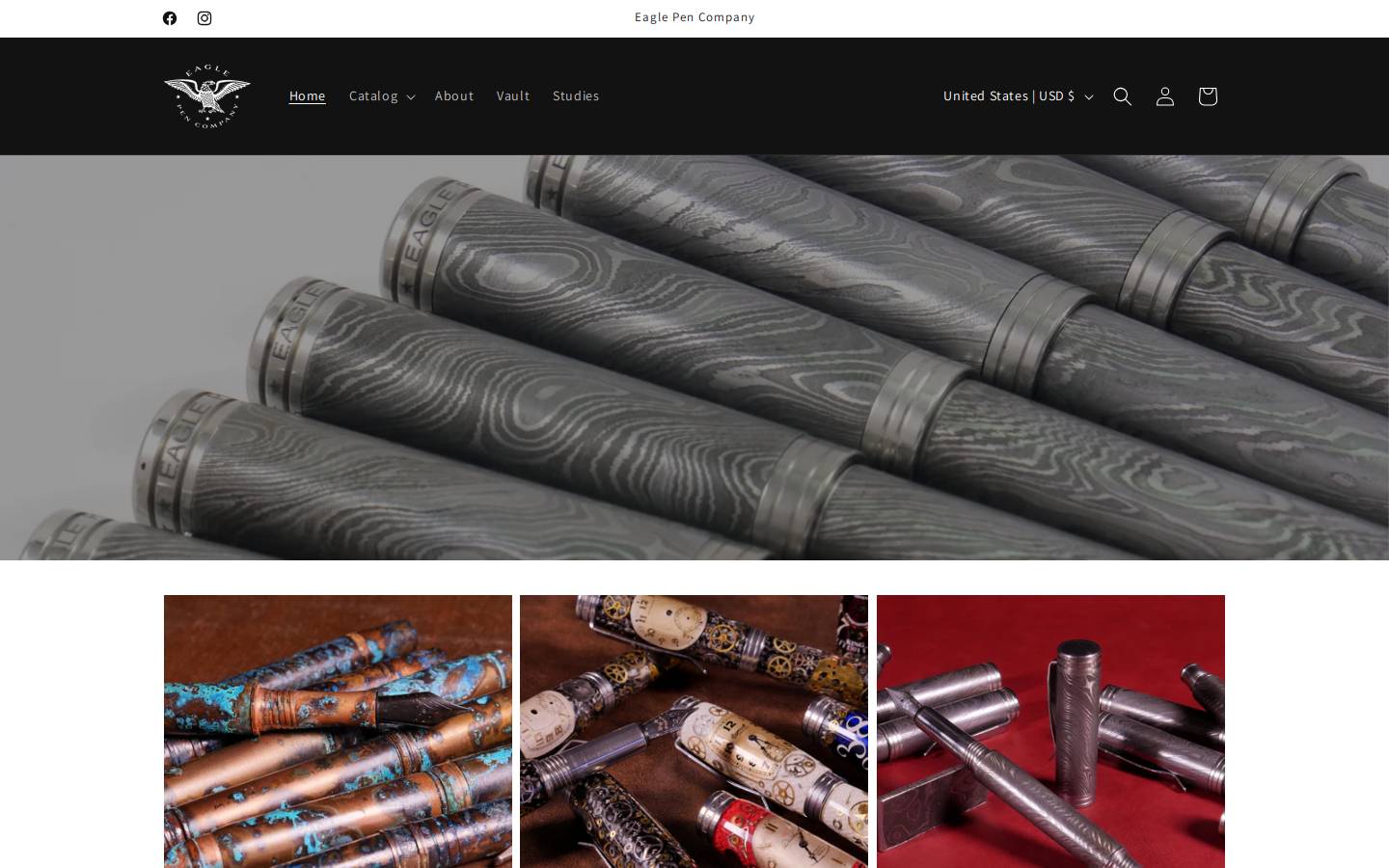 eaglepens.com homepage screenshot
