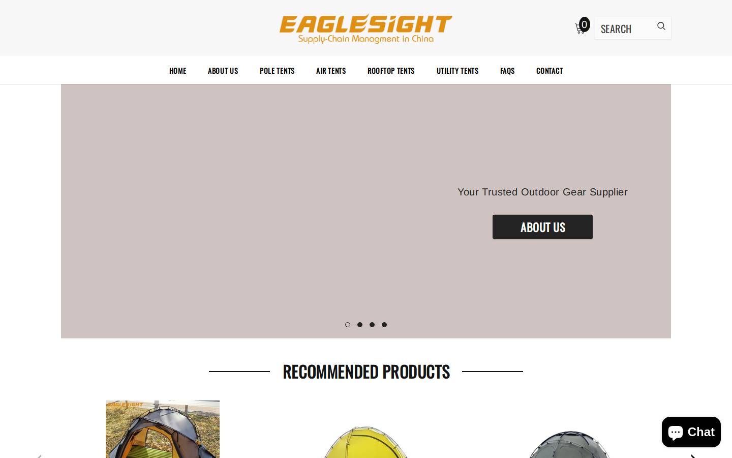 eaglesight.com.cn homepage screenshot