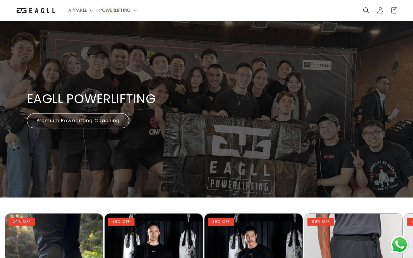 eagll.co homepage screenshot