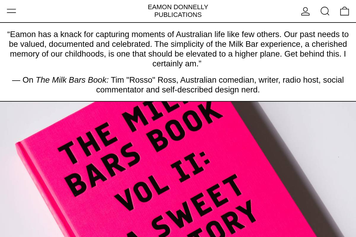 eamondonnelly.com homepage screenshot