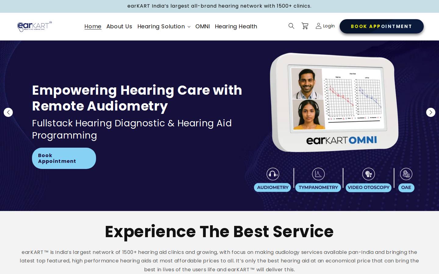 earkart.com homepage screenshot