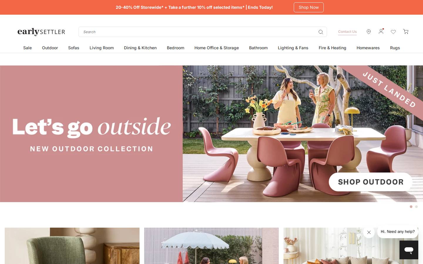 earlysettler.co.nz homepage screenshot