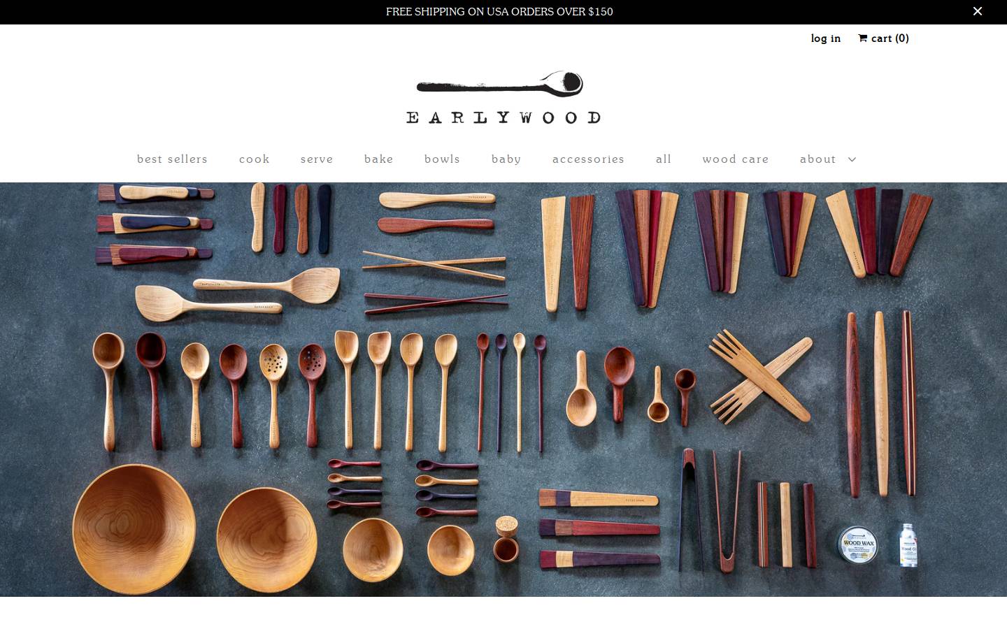 earlywooddesigns.com homepage screenshot