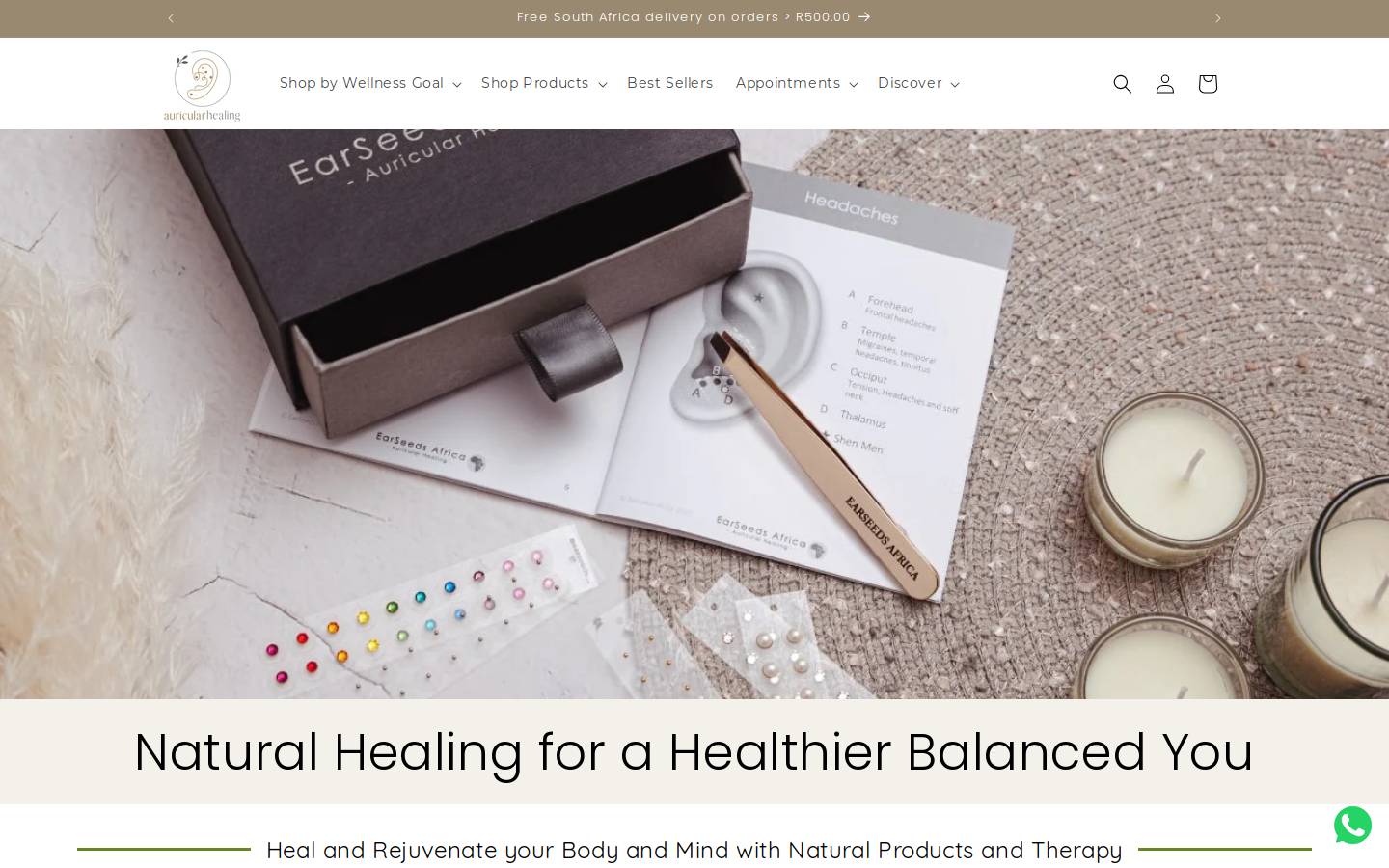 earseedsafrica.com homepage screenshot