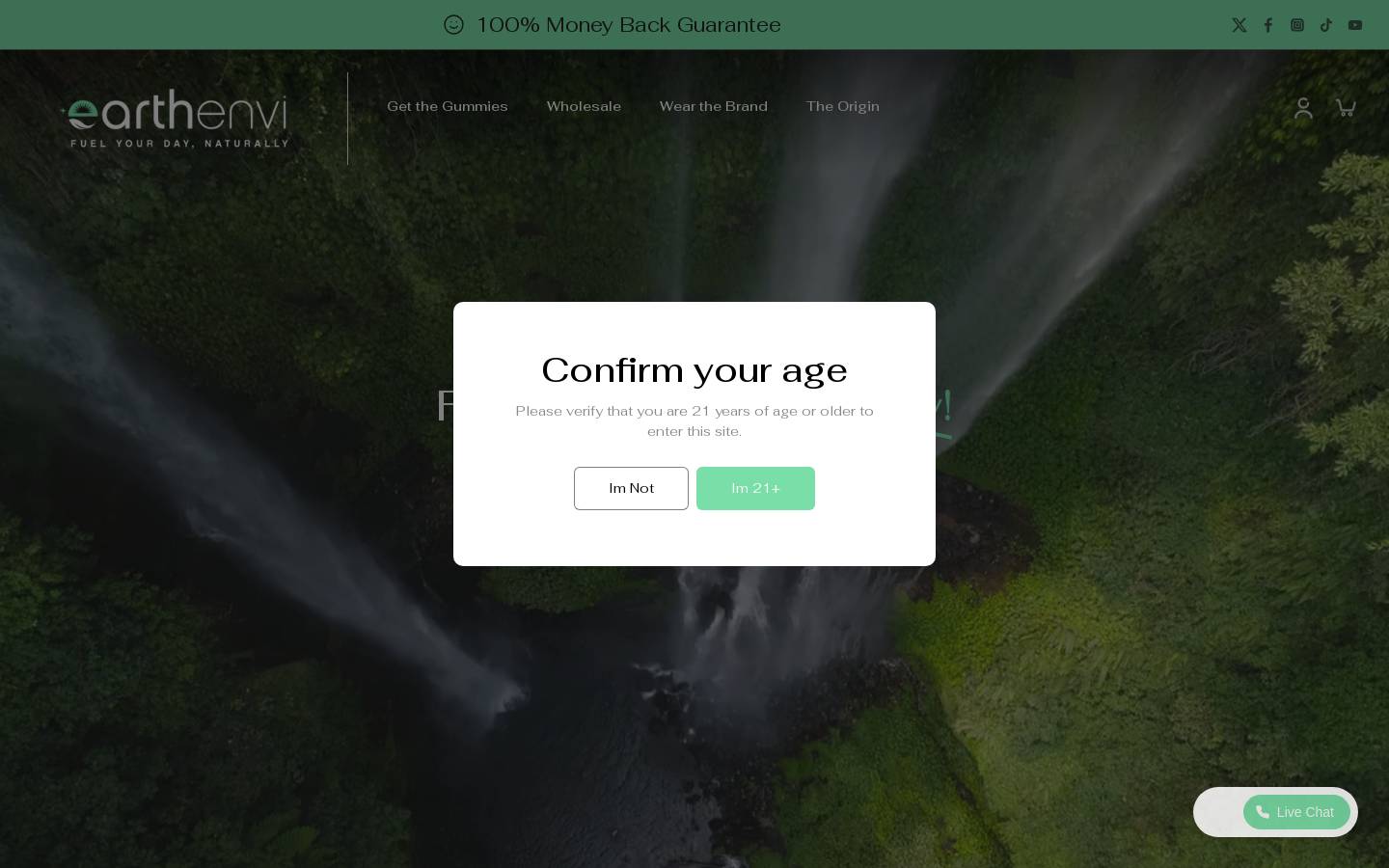 EarthEnvi homepage screenshot