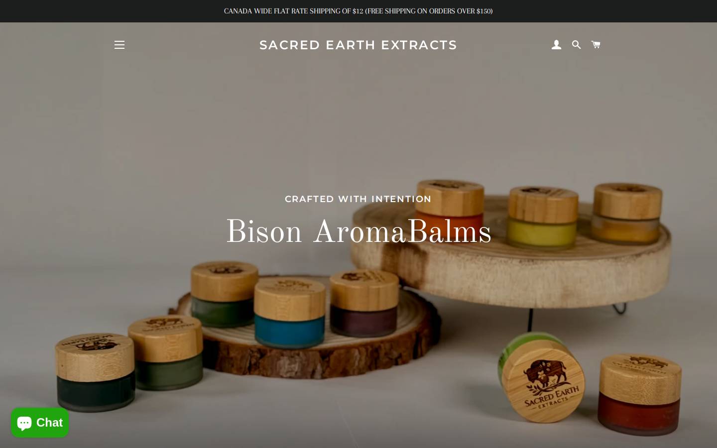 earthextracts.ca homepage screenshot