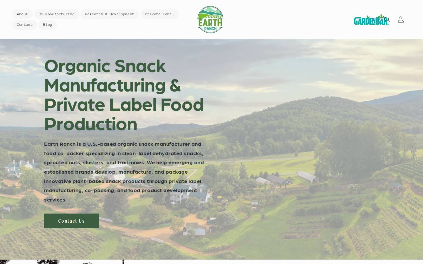 earthranch.com homepage screenshot