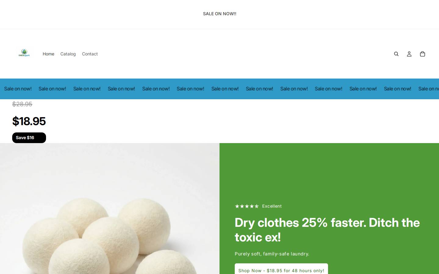 earthspark.com.au homepage screenshot
