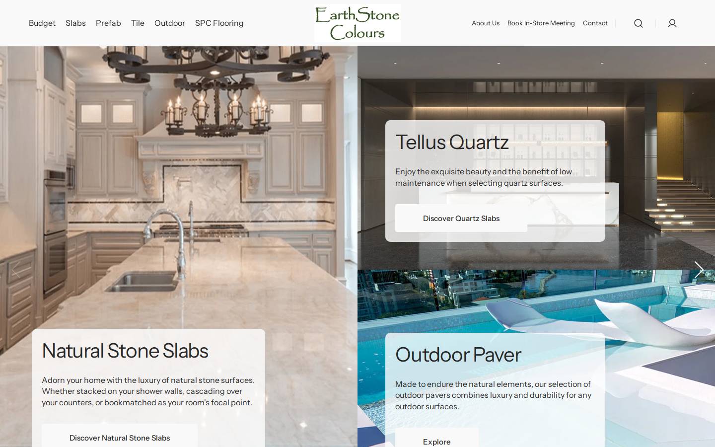earthstonetexas.com homepage screenshot