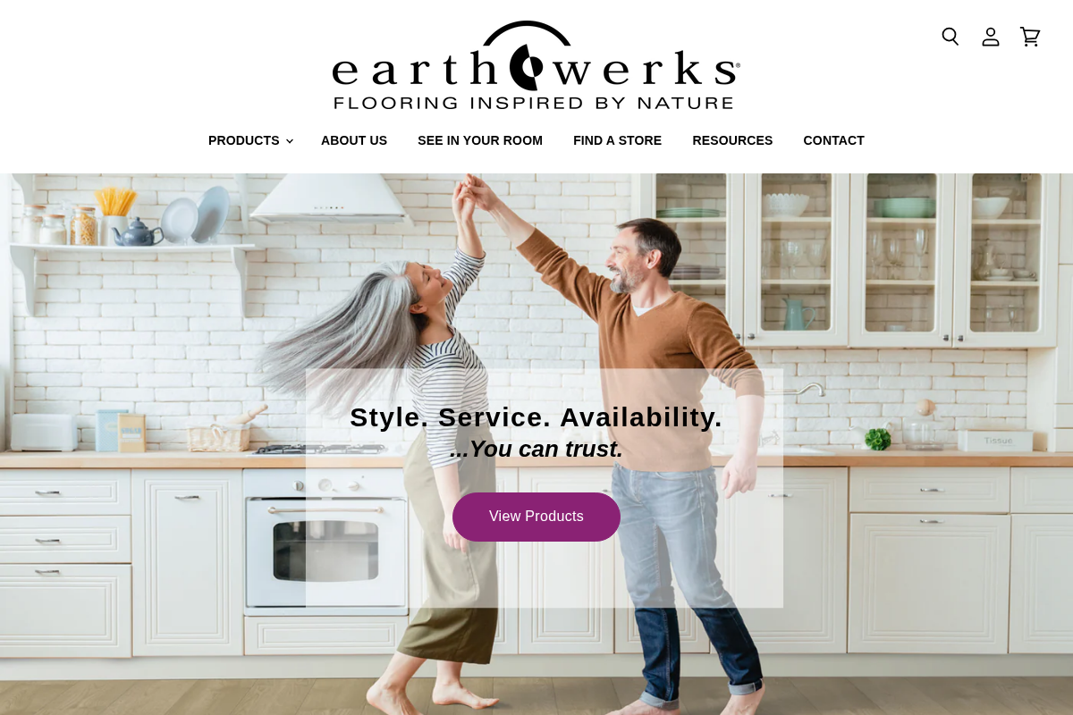 earthwerks.com homepage screenshot