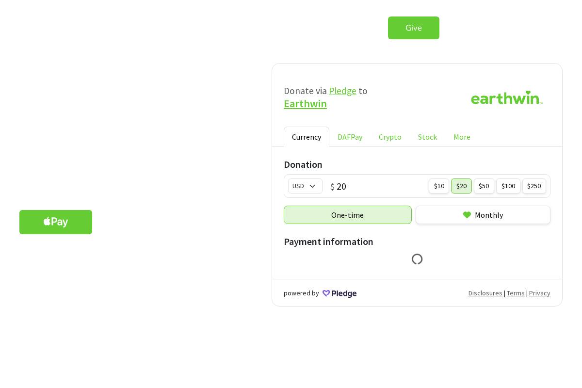 earthwin.org homepage screenshot