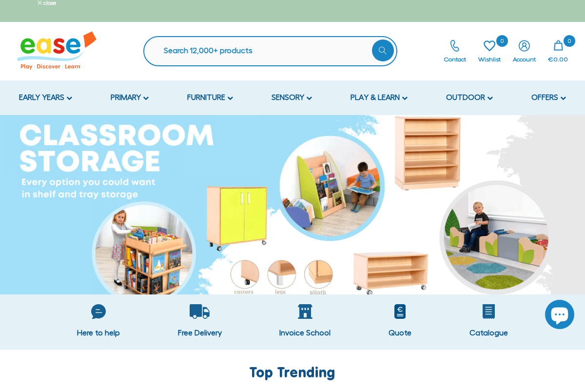 ease_ie homepage screenshot