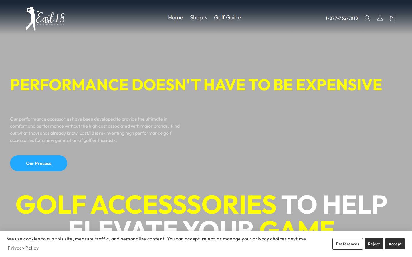 east18.com homepage screenshot