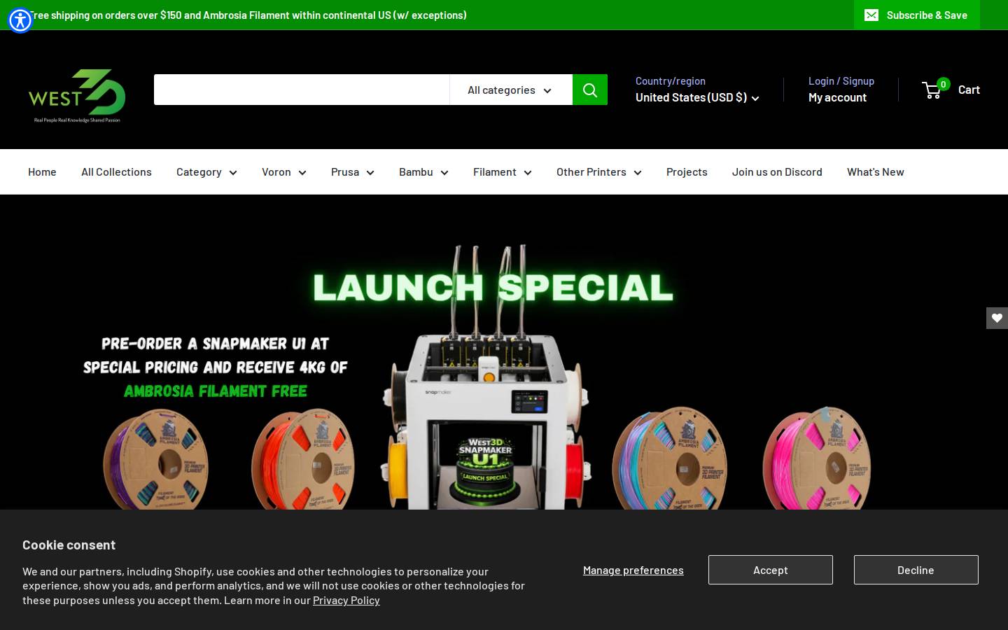 east3d.com homepage screenshot