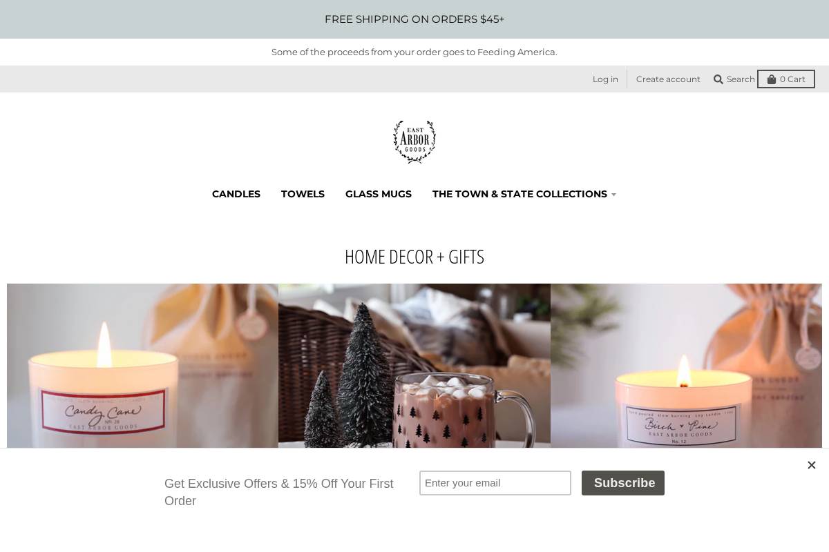 eastarborgoods.com homepage screenshot