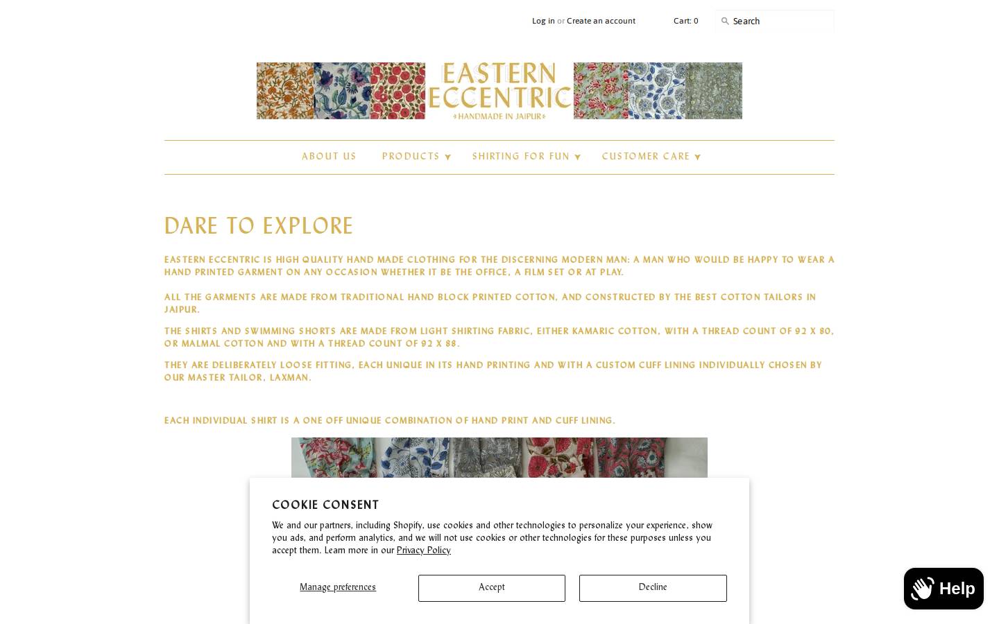 easterneccentric.com homepage screenshot