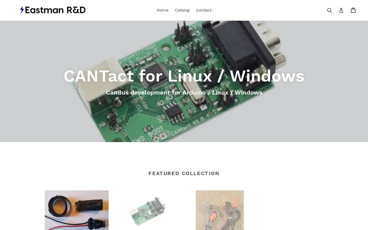 eastmanresearch.com homepage screenshot