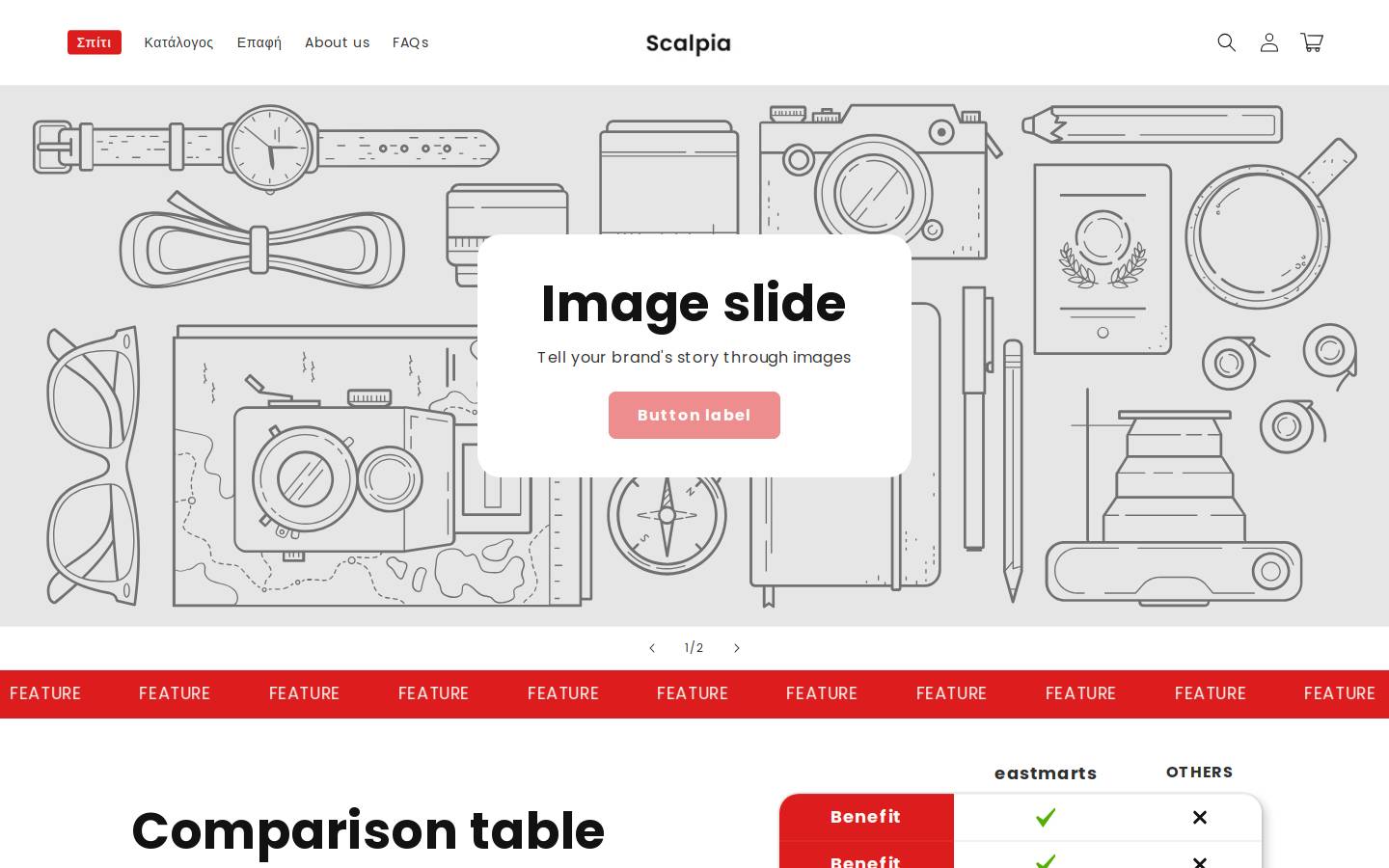 eastmarts.com homepage screenshot