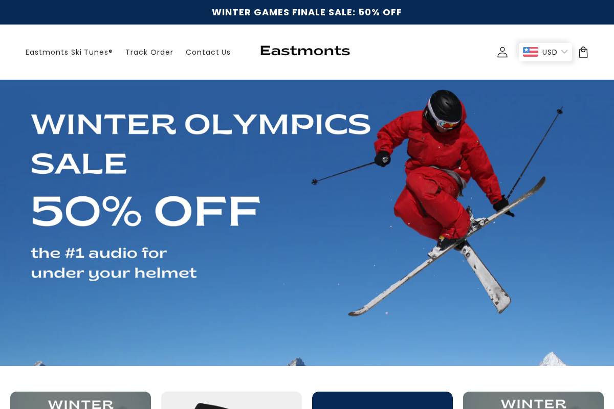 Eastmonts homepage screenshot