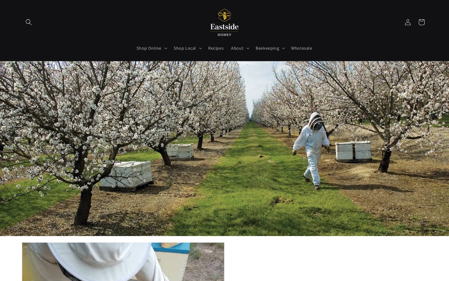 eastsidehoney.com homepage screenshot