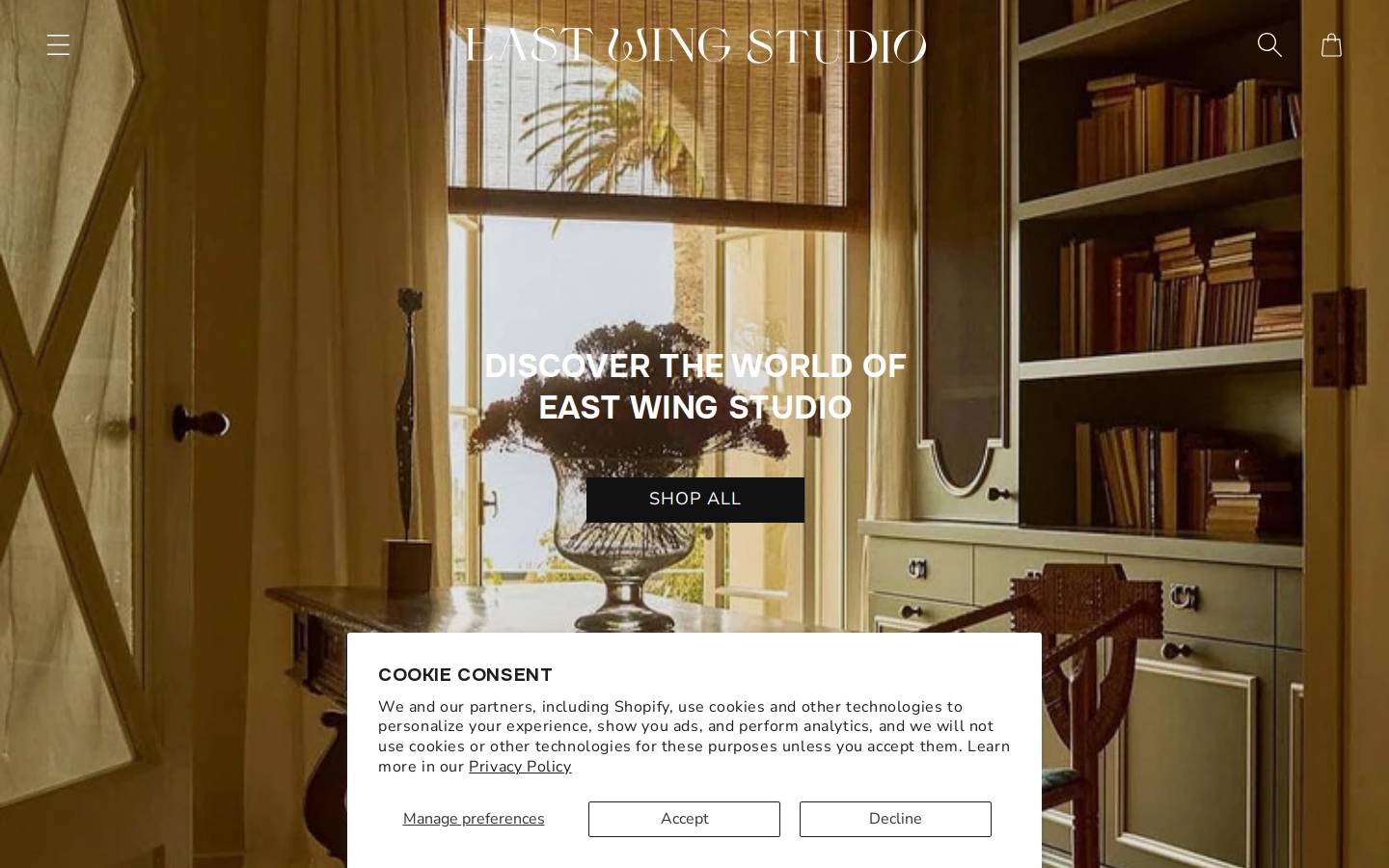 eastwingstudio.com homepage screenshot
