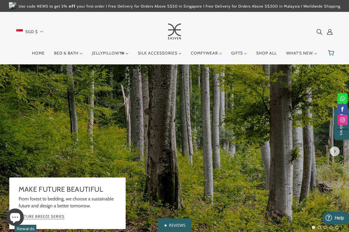 easven.com homepage screenshot