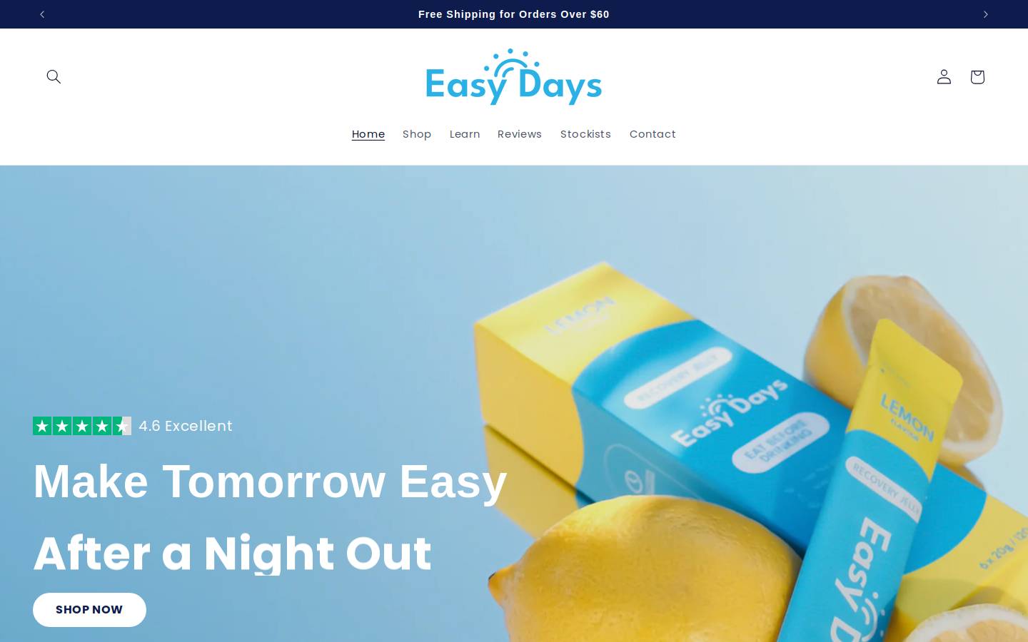 easydays.co.nz homepage screenshot