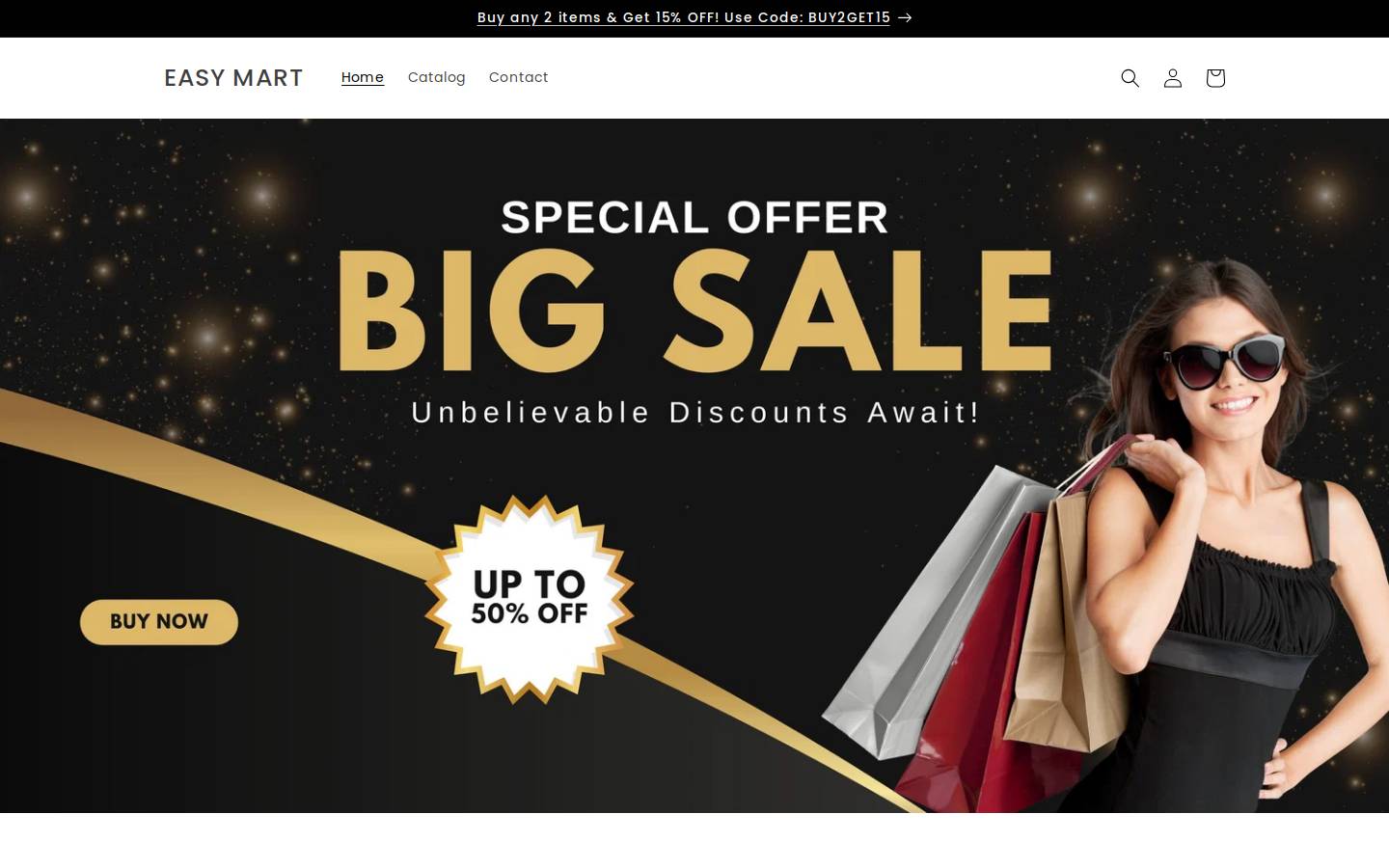 easymart.website homepage screenshot