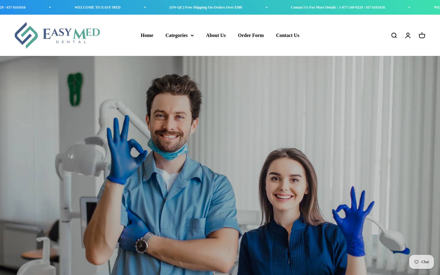 easymeddental.com homepage screenshot