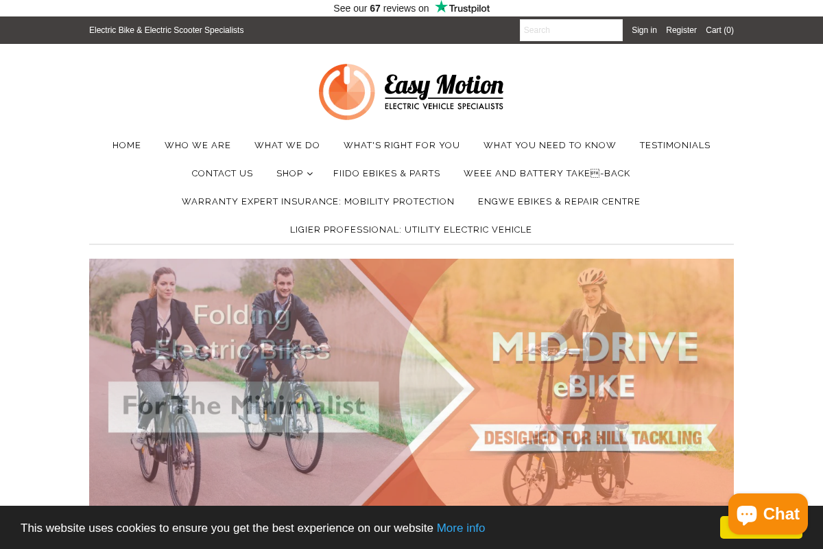 Easy Motion homepage screenshot