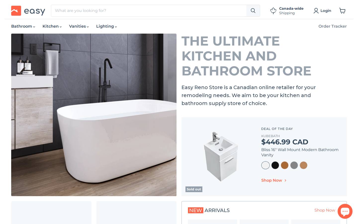 easyrenovation.com homepage screenshot