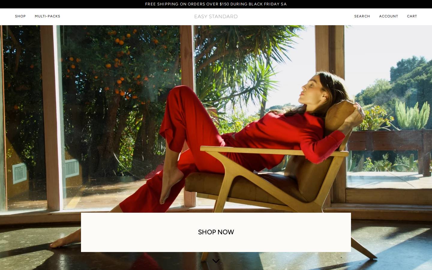 easystandardapparel.com homepage screenshot