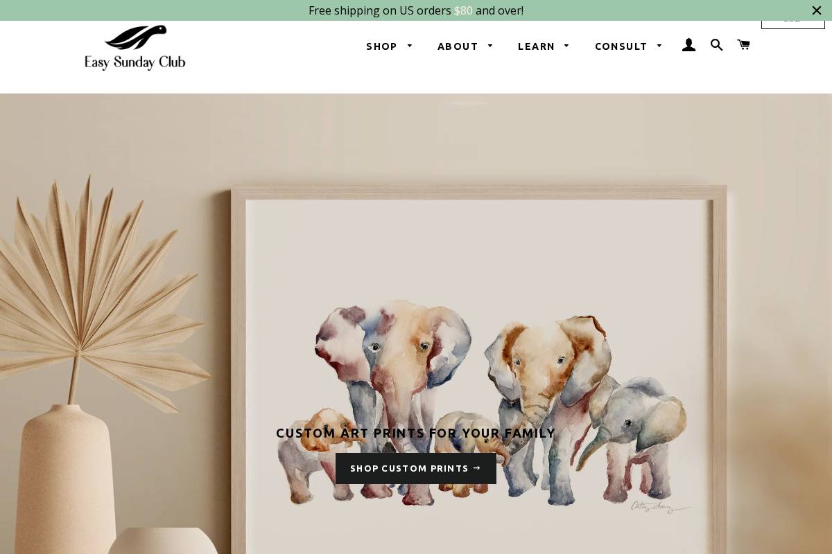 easysundayclub.com homepage screenshot