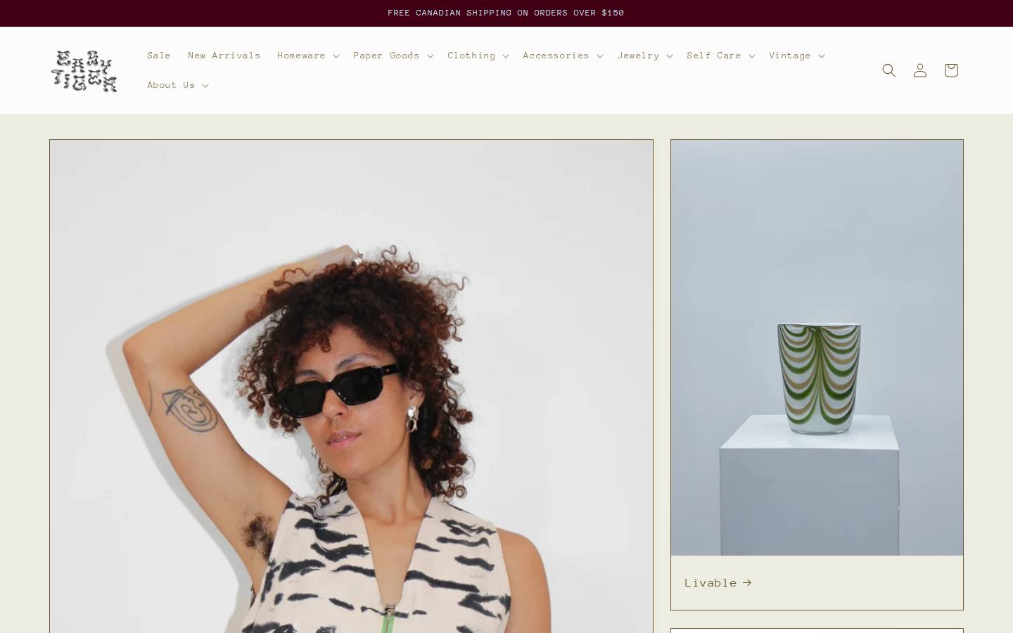 easytigereasytiger.com homepage screenshot