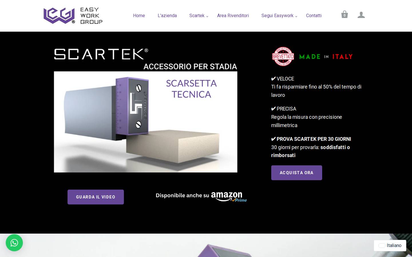 easyworkgroup.it homepage screenshot