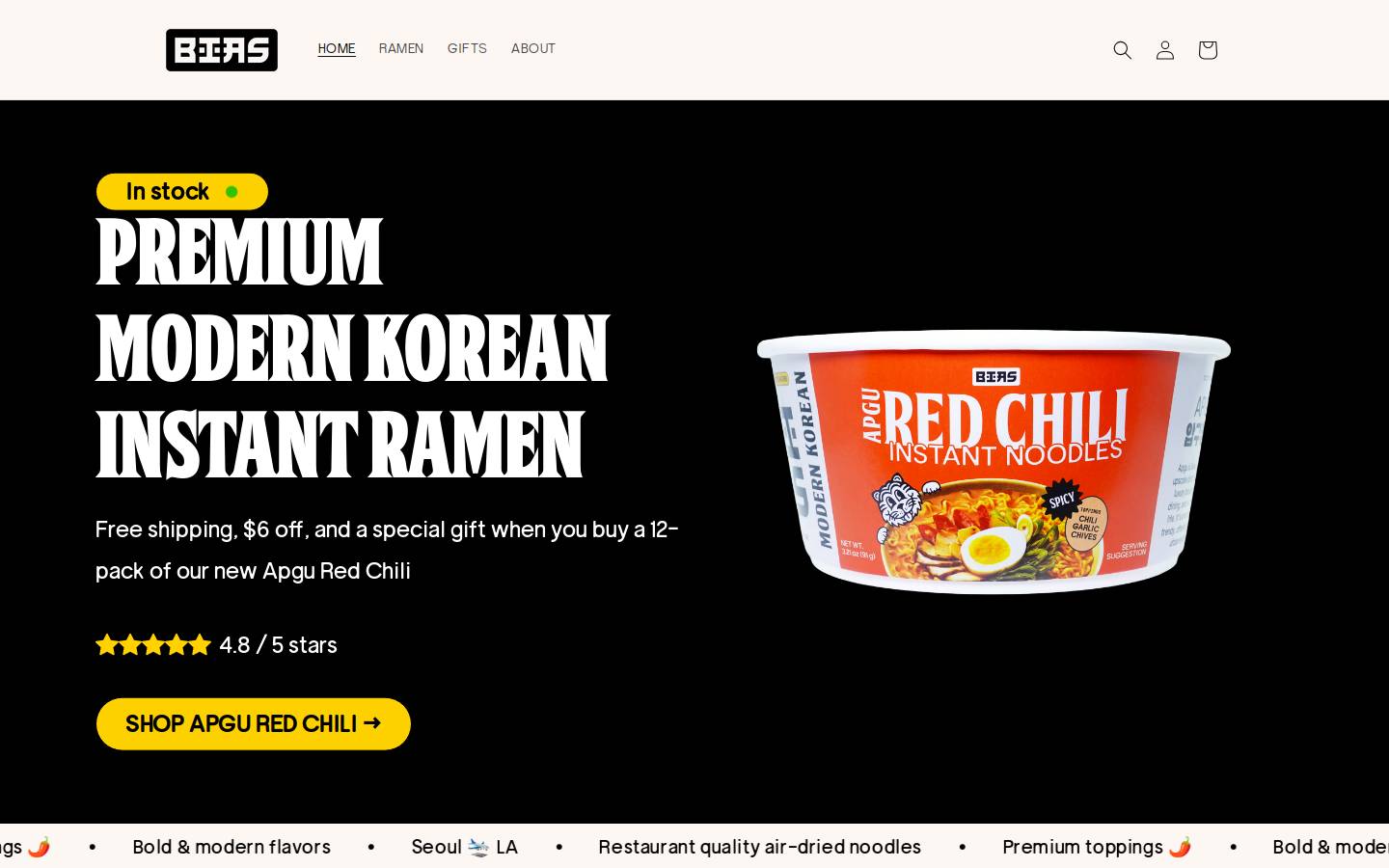 eatbias.com homepage screenshot