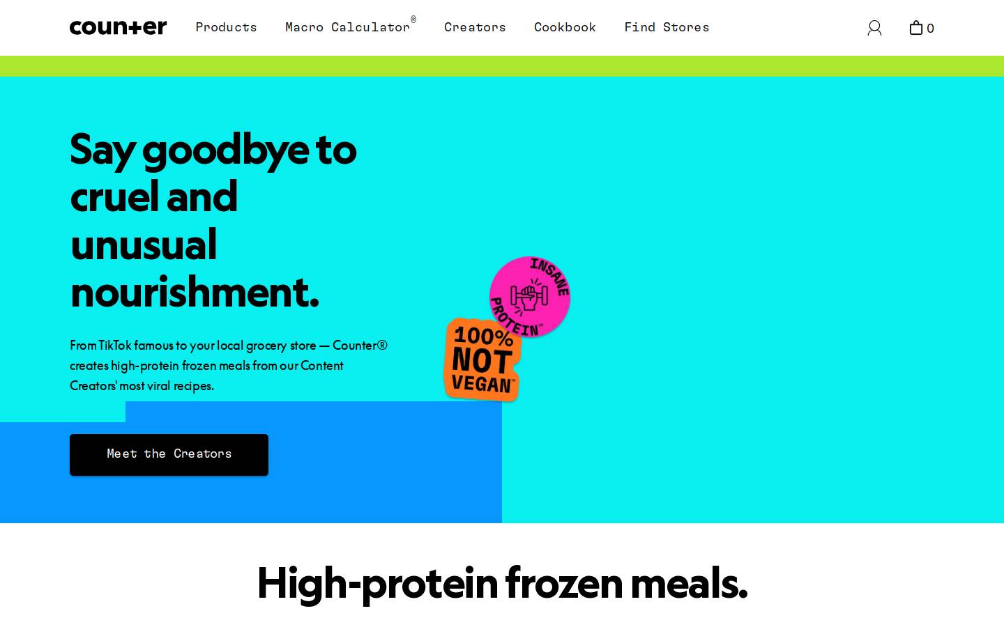 eatcounter.com homepage screenshot