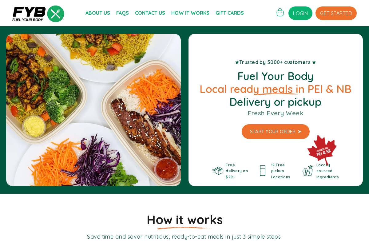 eatfyb.ca homepage screenshot