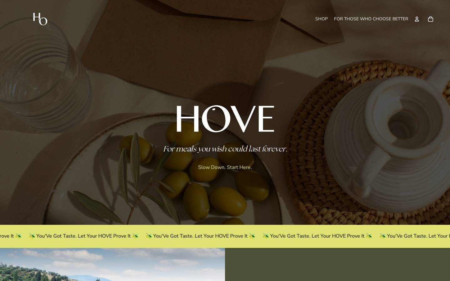 eathove.com homepage screenshot
