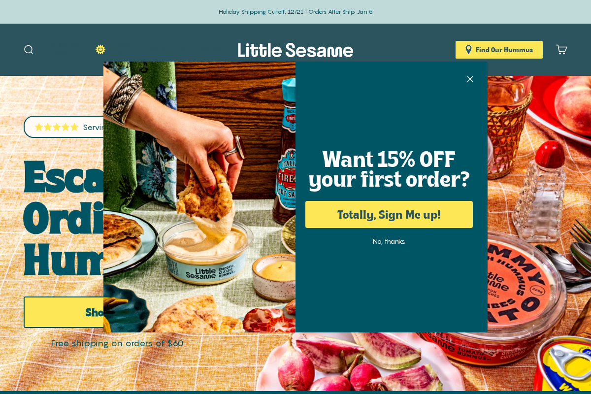 Little Sesame homepage screenshot