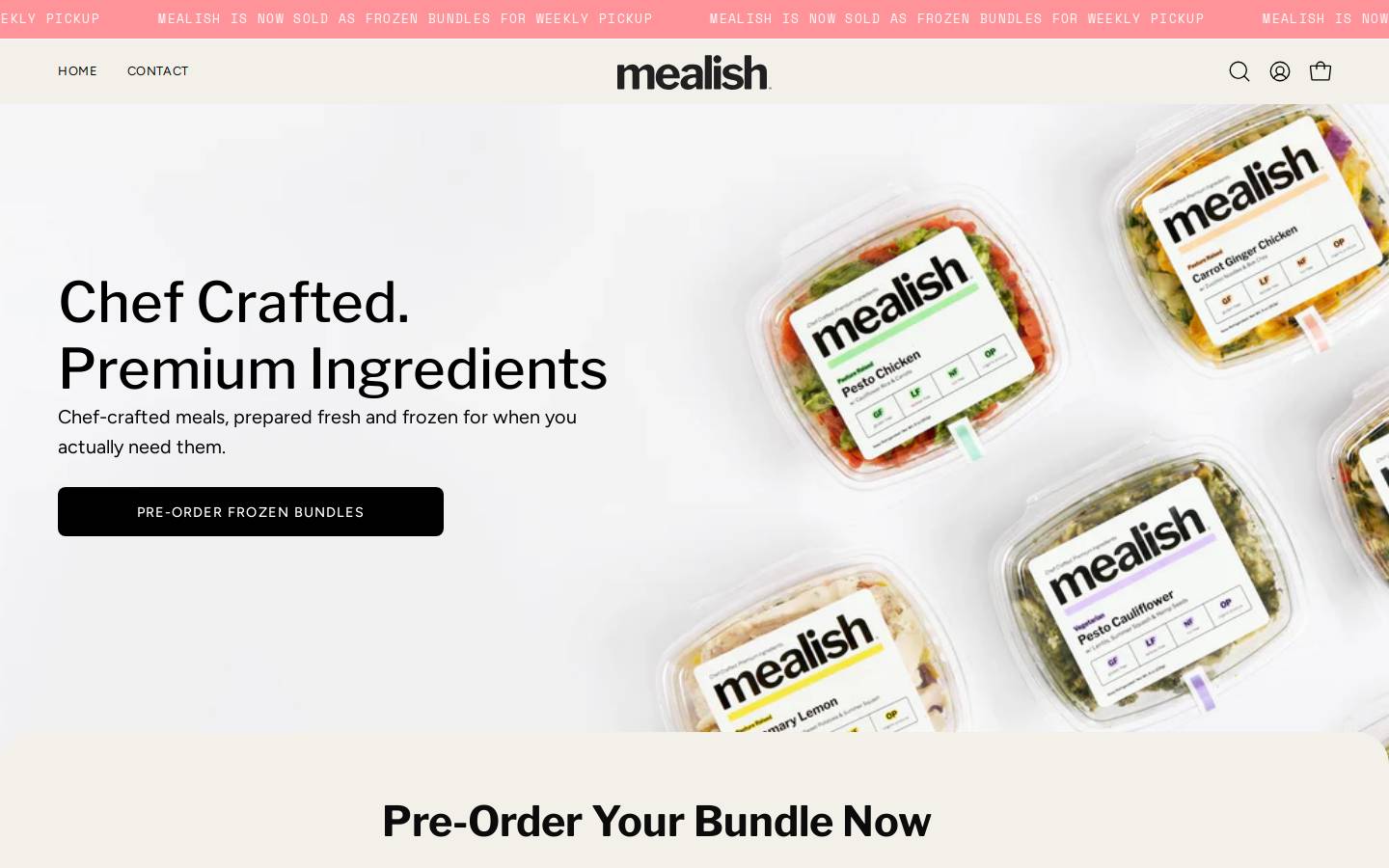 eatmealish.com homepage screenshot