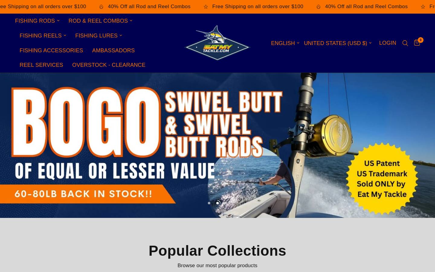 eatmytackle.com homepage screenshot