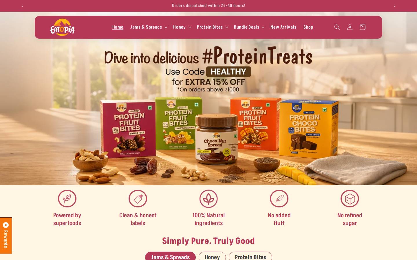 eatopiaworld.com homepage screenshot