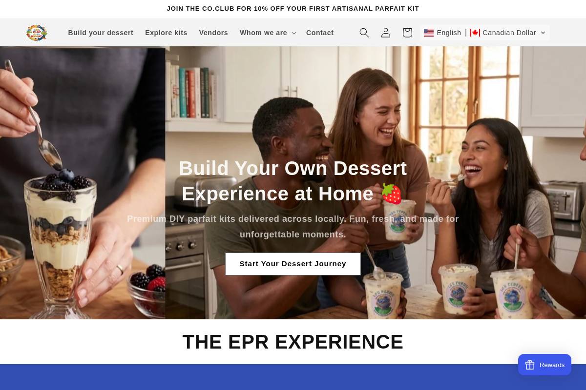 eatplayrepeatco.com homepage screenshot