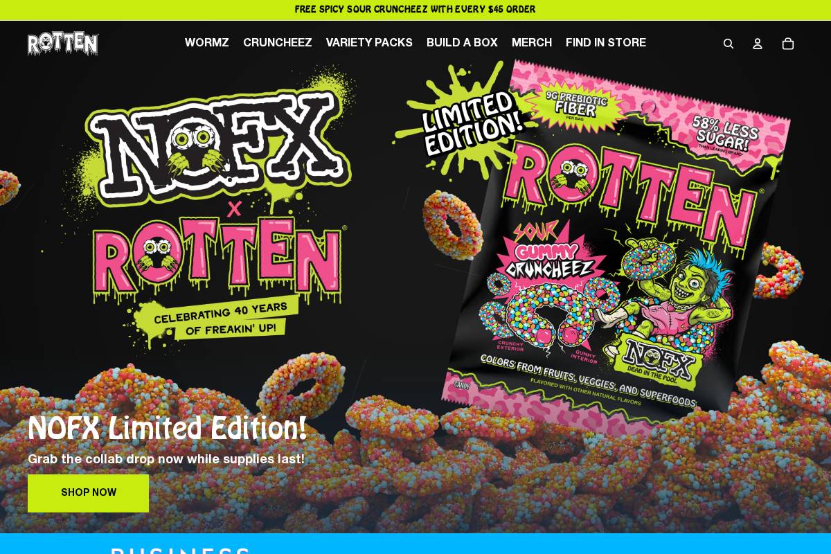 eatrotten.com homepage screenshot