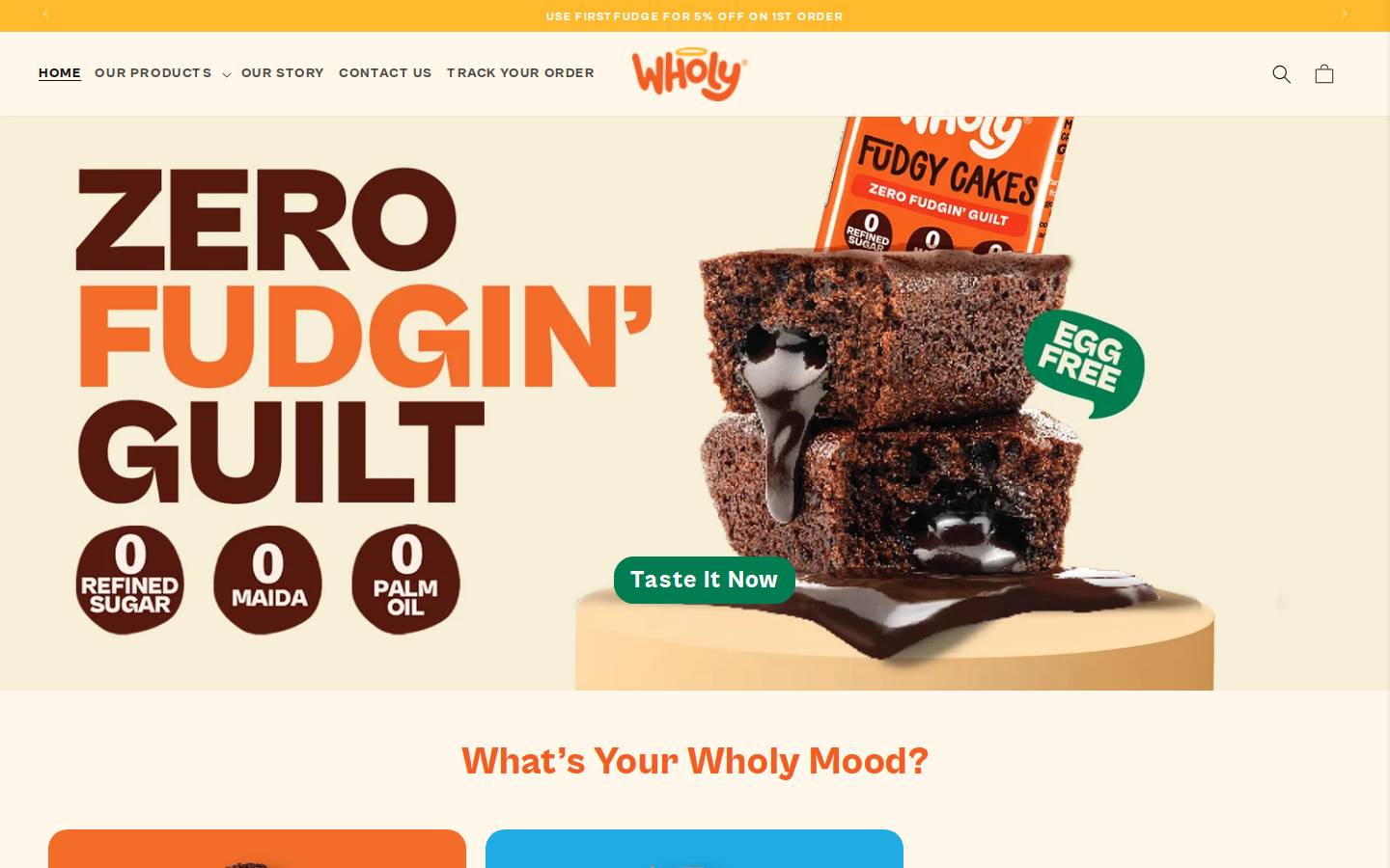 eatwholy.com homepage screenshot