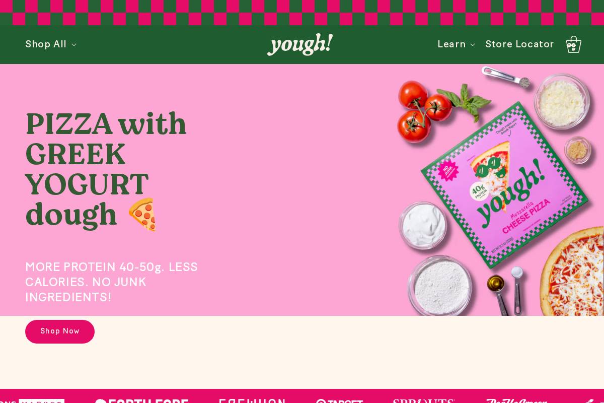 eatyough.com homepage screenshot