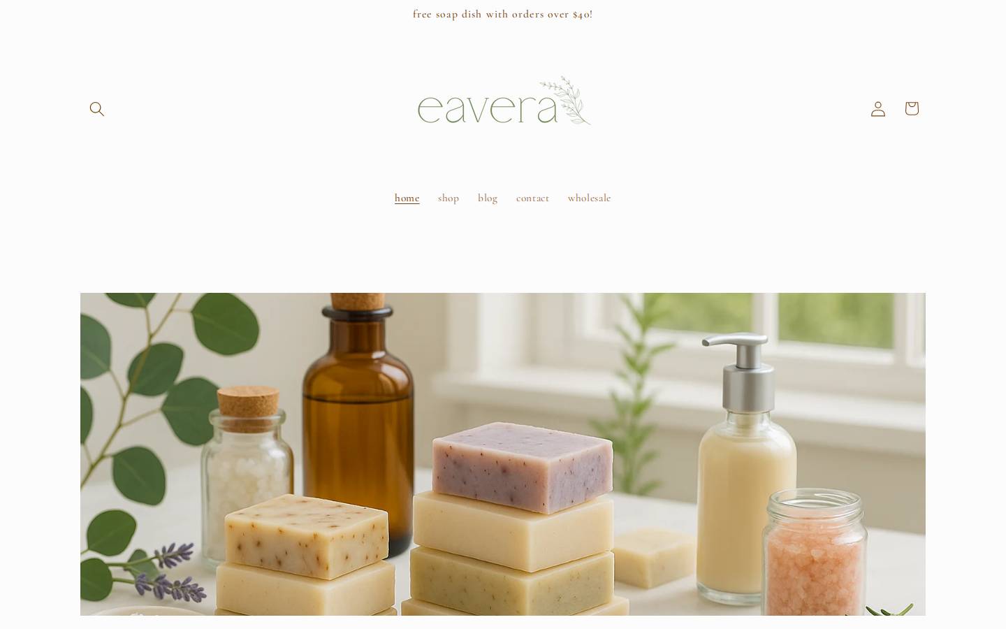 eavera.com homepage screenshot