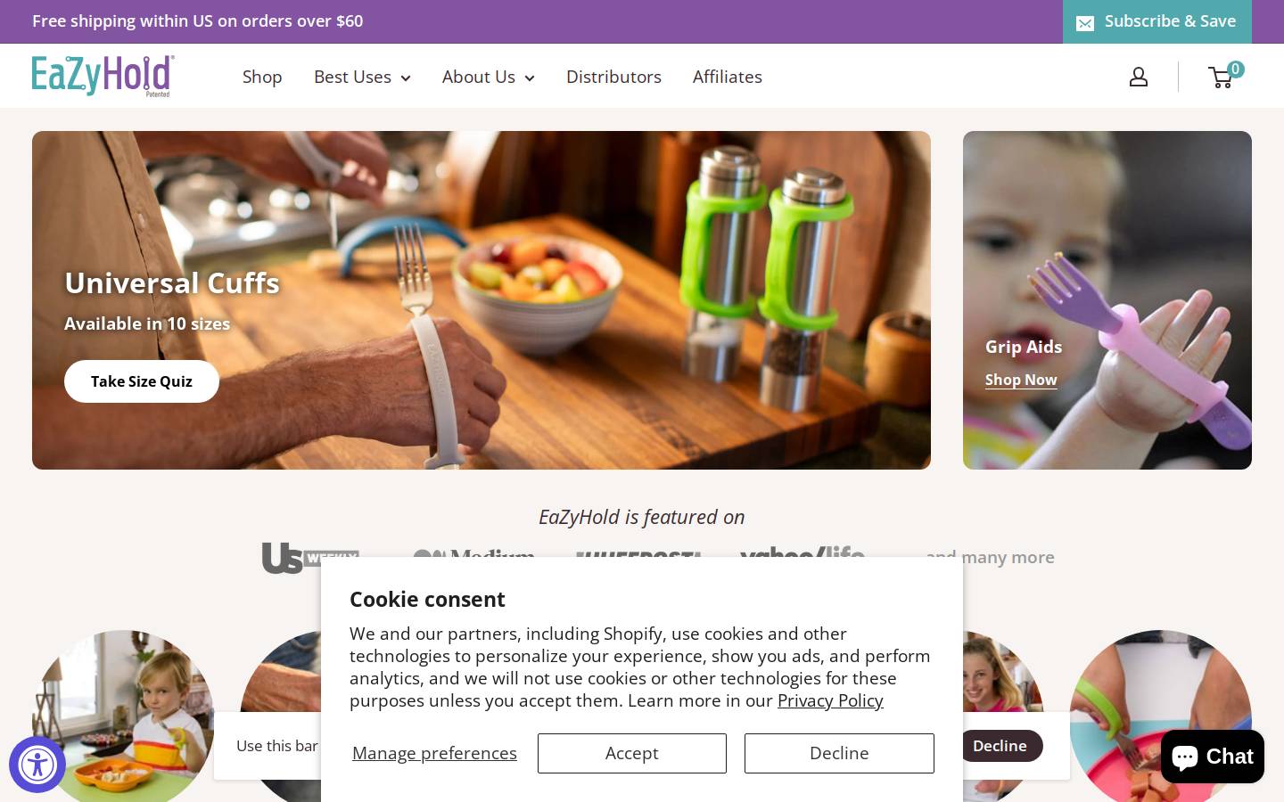 eazyhold.ca homepage screenshot