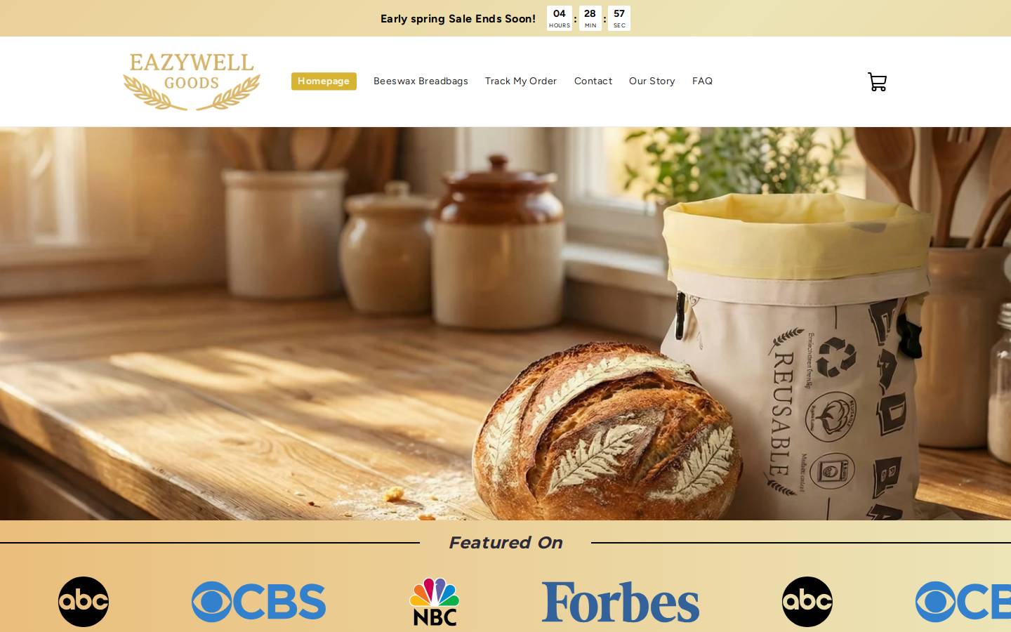 Eazywell homepage screenshot